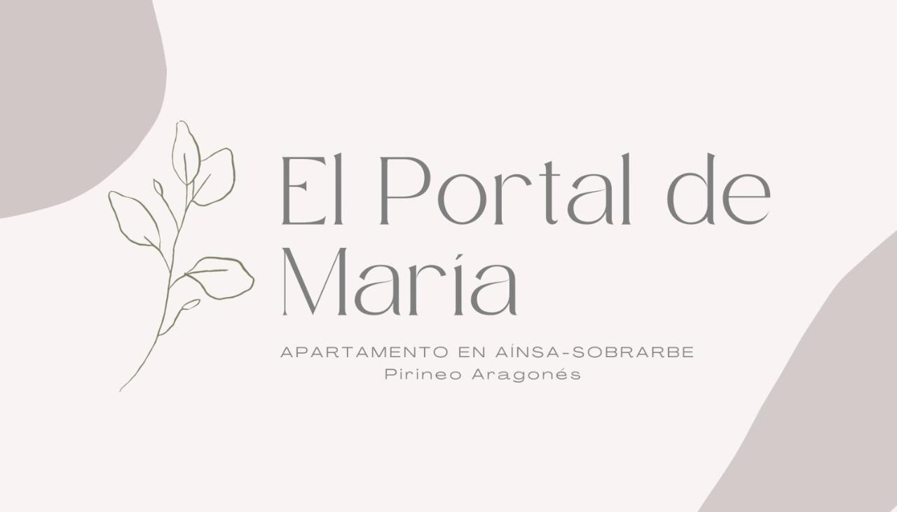 El Portal De Maria Lägenhet Aínsa Exteriör bild